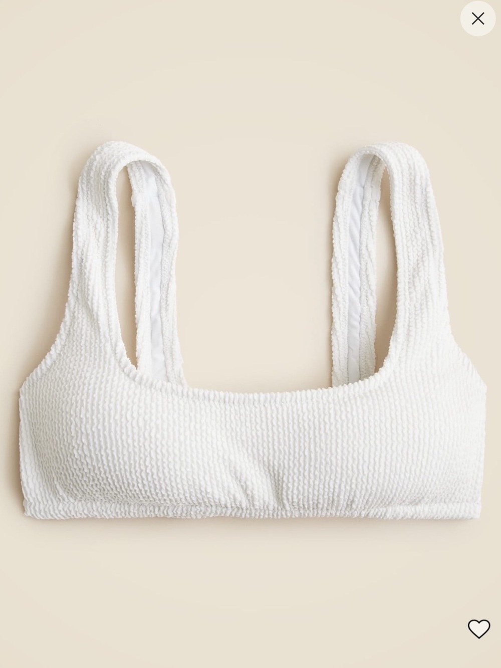 Jcrew Scrunchie Squareneck Bikini